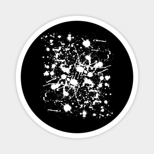 Adult Fun Clean Up Rag Pattern White Splatter Magnet